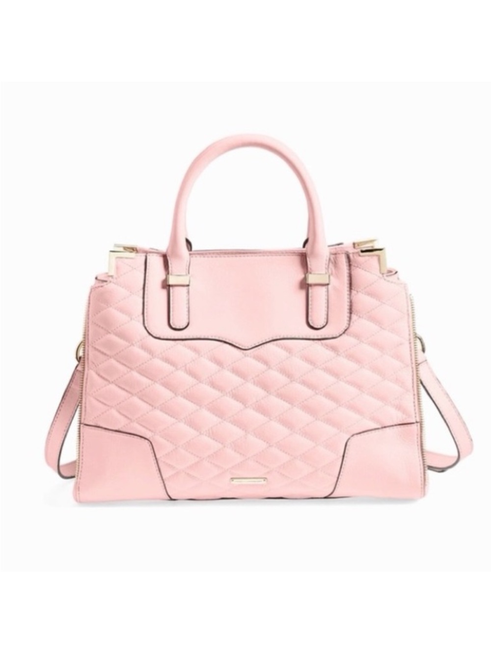 Rebecca Minkoff Quilted Amorous Satchel Pink